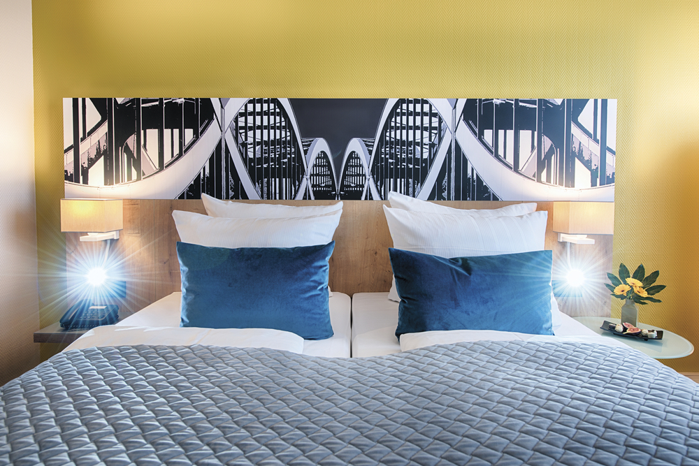 Doppelzimmer des Leonardo Hamburg Elbbrücken