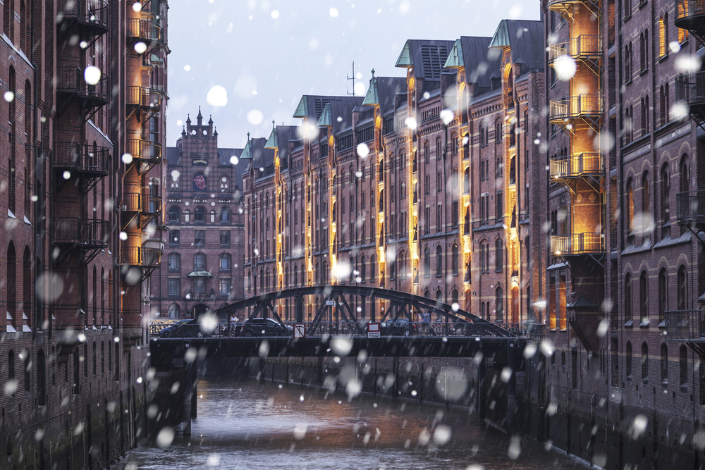 Speicherstadt Hamburg im Winter