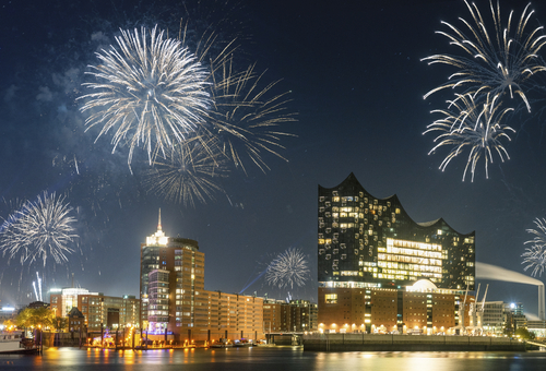 Silvester Feuerwerk Hamburg