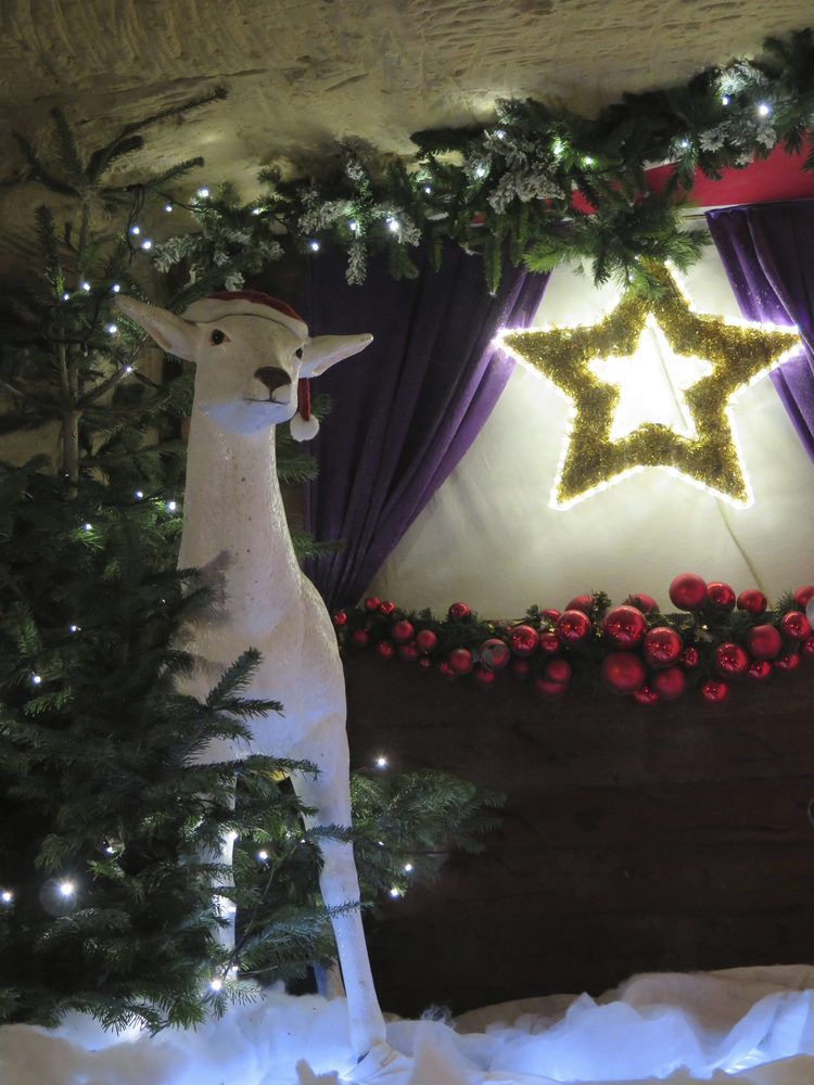 Weihnachtsmarkt in Grotte, Valkenburg, Niederlande