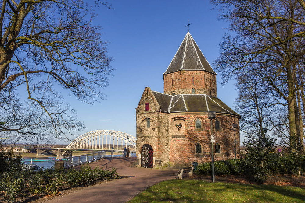 Nikolauskapelle oder Valkhofkapelle im niederländischen Nijmegen, Niederlande