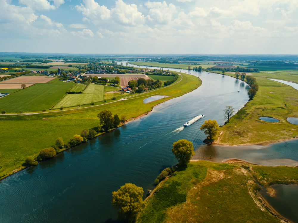 Luftbilder von Loonse Waard in den Niederlanden