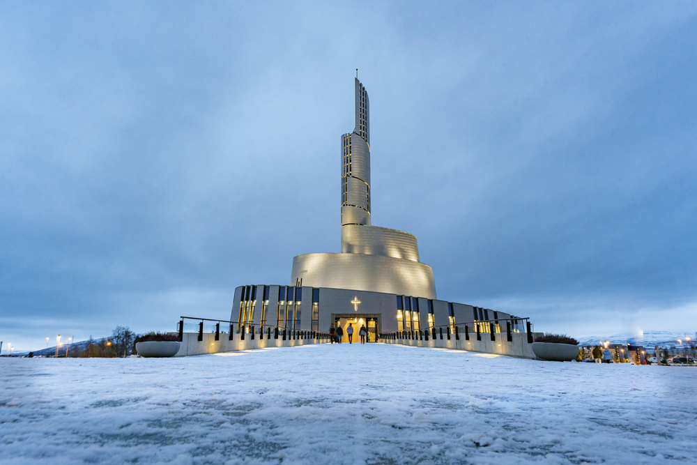 Nordlichtkathedrale Alta Norwegen