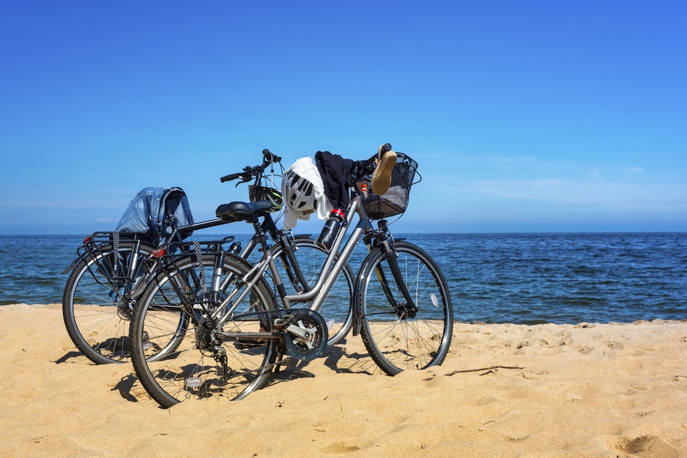 Fahrrad am Strand