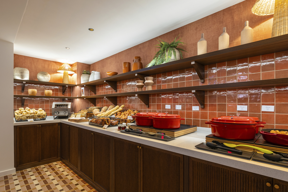 Frühstücksbuffet im Novotel Luxembourg Kirchberg