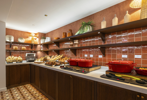 Frühstücksbuffet im Novotel Luxembourg Kirchberg