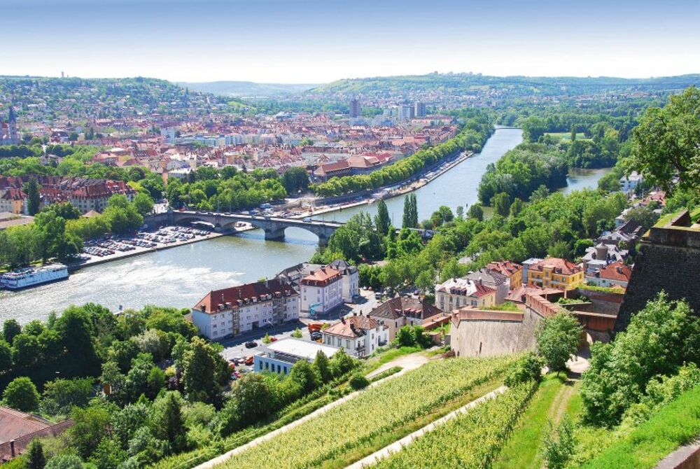 Ausblick über Würzburg