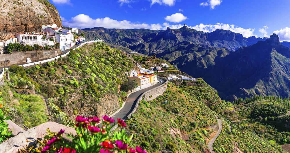 Berglandschaft der Insel Gran Canaria