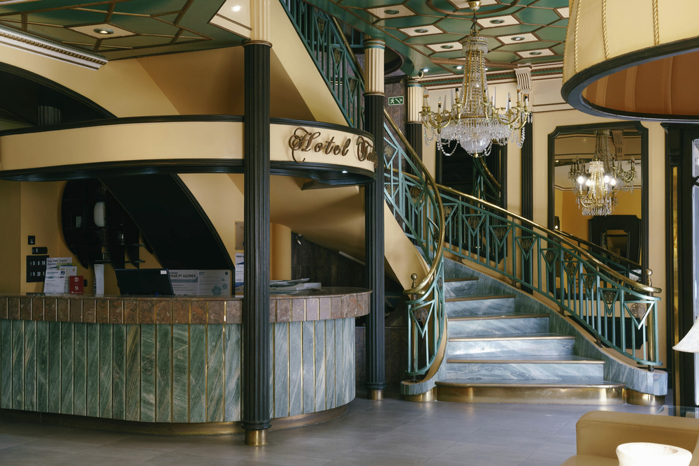 Lobby des Hotel Talisman auf den Azoren