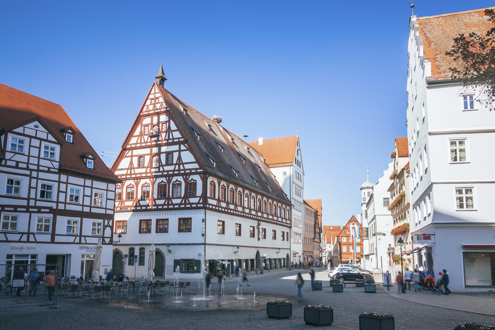 Marktplatzt in Nördlingen