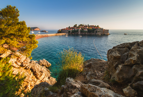 Sveti Stefan nahe Budva in Montenegro