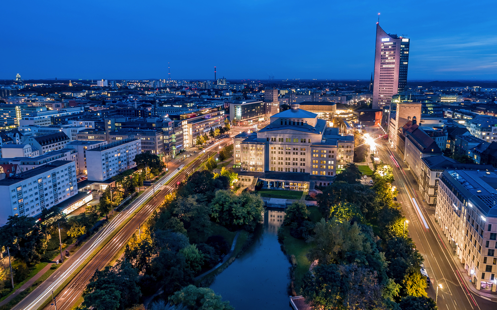 Schwanenteich von Leipzig