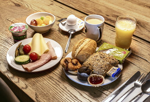 Frühstück im B&B Hotel Eschweiler