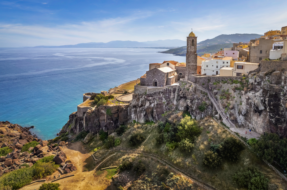 Castelsardo in der Provinz Sassari auf Sardinien, Italien