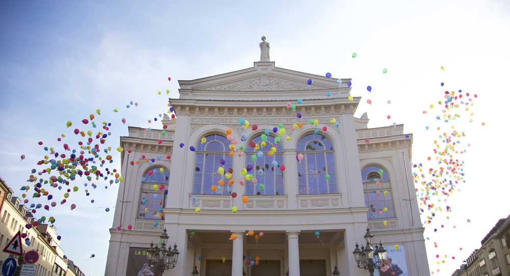 Außenansicht des Gärtnerplatztheaters in München
