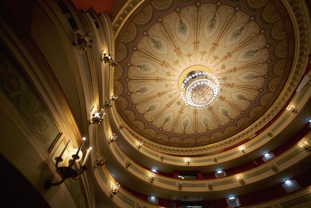 Innenraum des Gärtnerplatztheaters in München