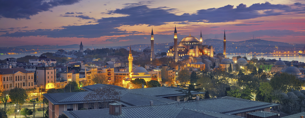 Hagia Sophia im Sonnenaufgang