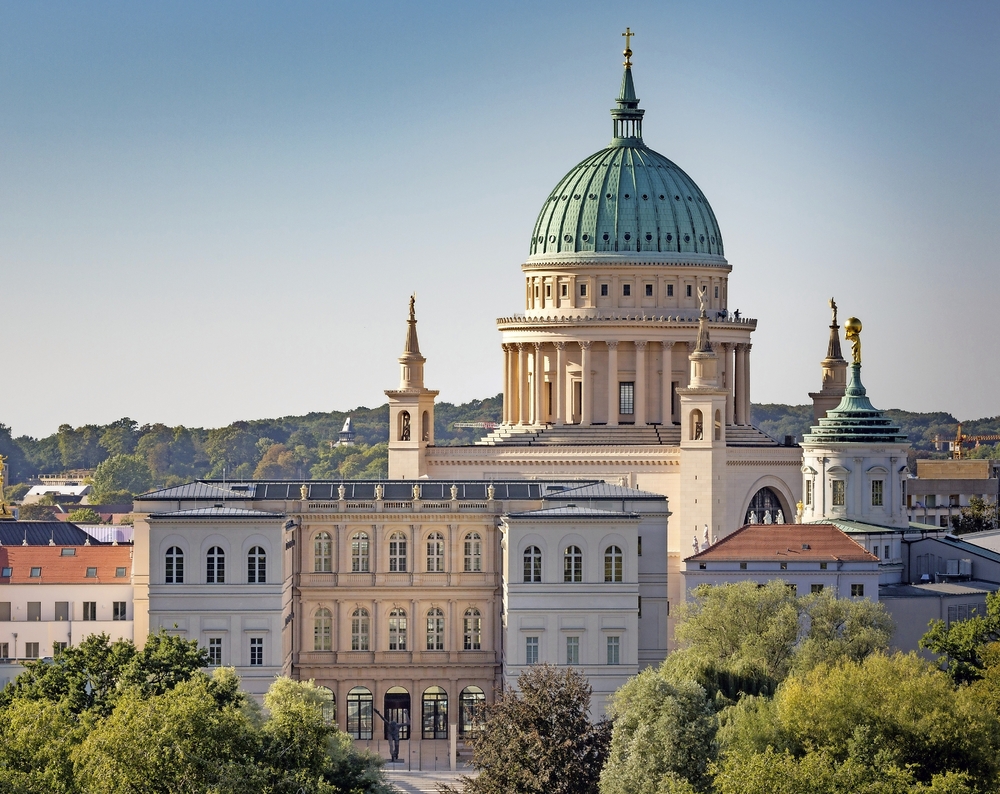 Luftansicht von Potsdam und dem Museum Barberini
