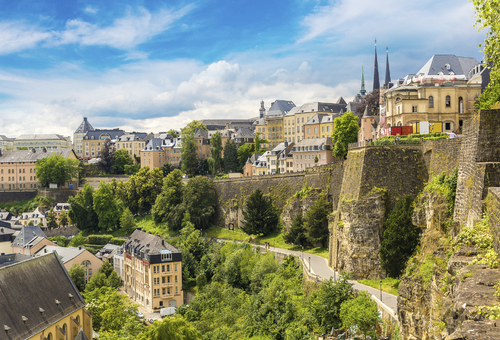 Luftansicht von Luxemburg
