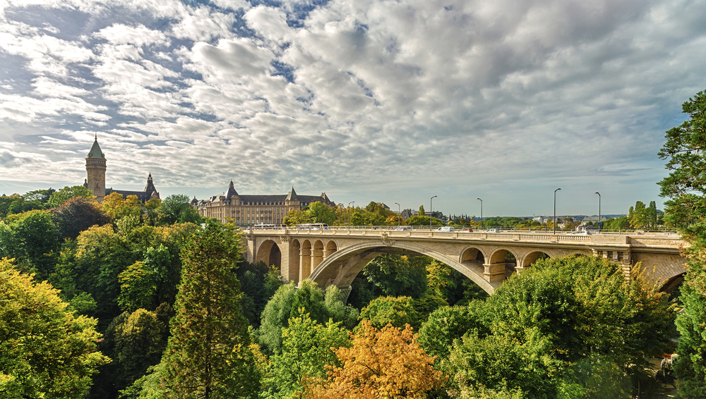 Adolphe-Brücke/Pont Adolphe in Luxemburg