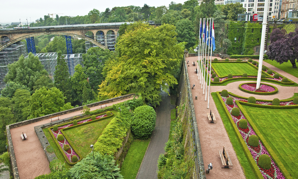 Platz der Verfassung/Place de la Constitution in Luxemburg
