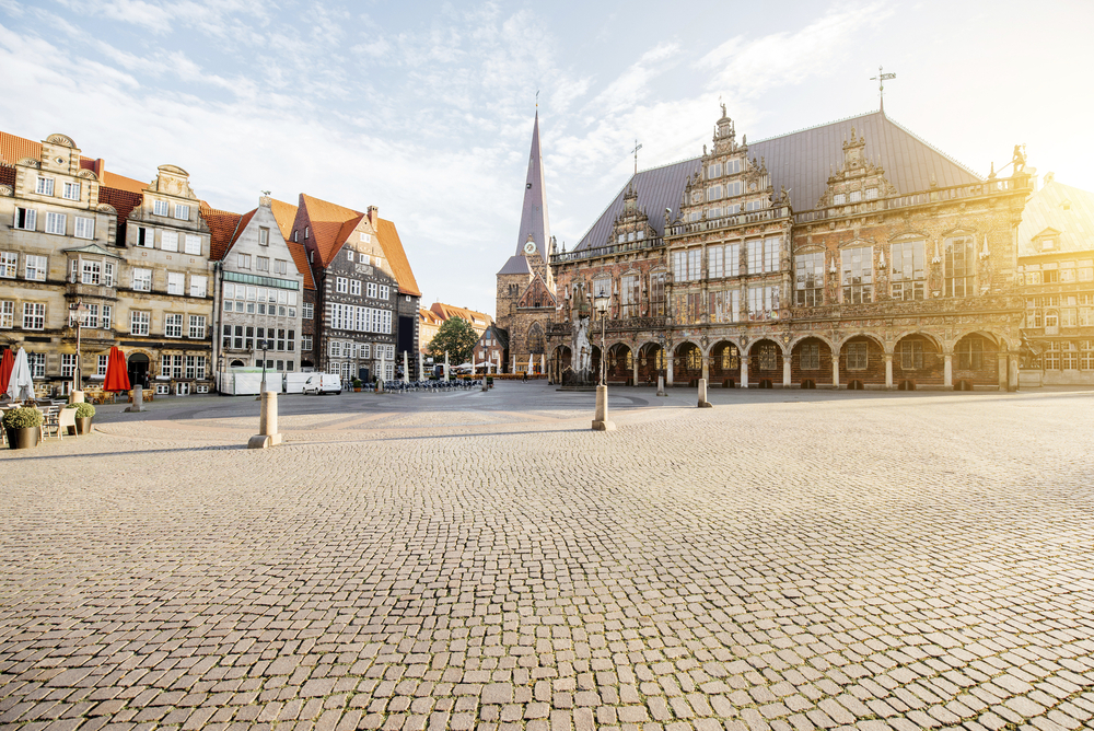 Rathausplatz in Bremen