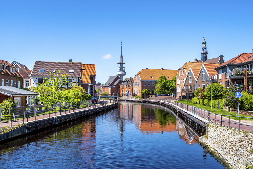 Fluss in Emden