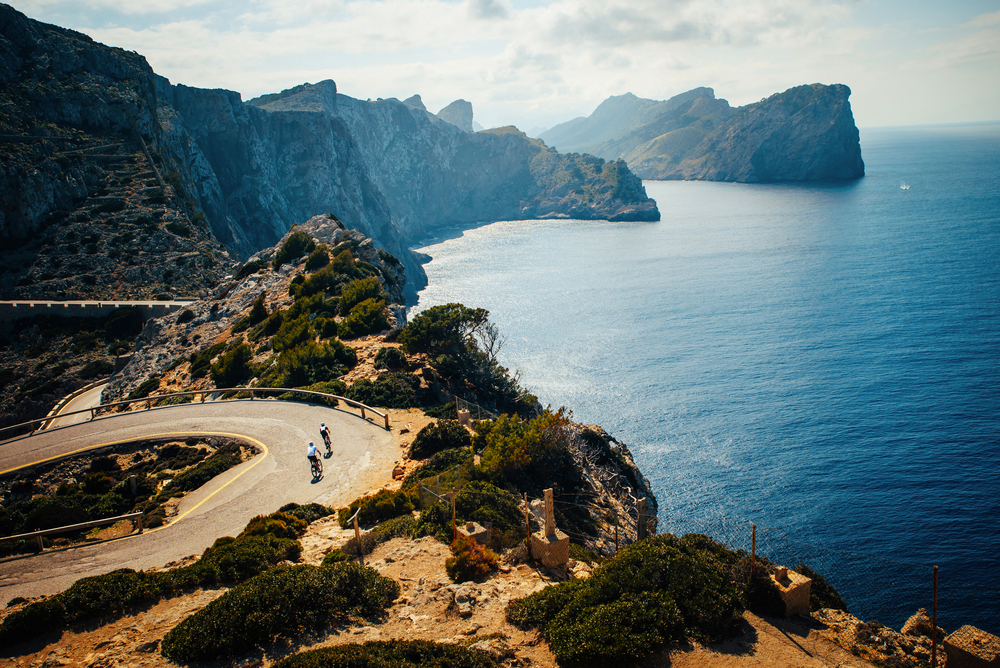 Cap de Formentor - berühmte Fahrradstraße auf Mallorca