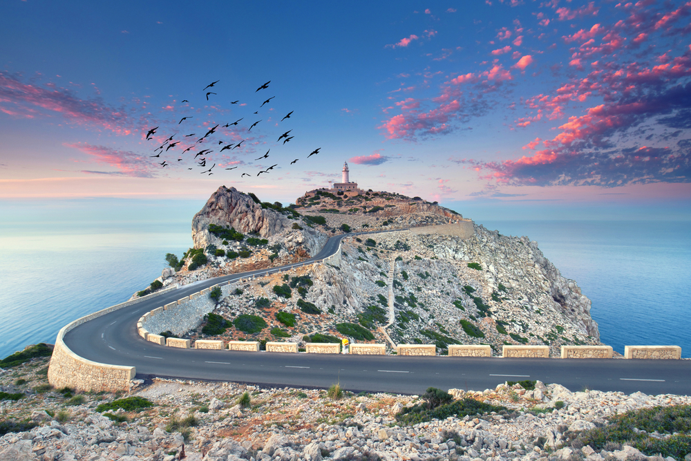 Abendstimmung am Cap Formentor auf Mallorca