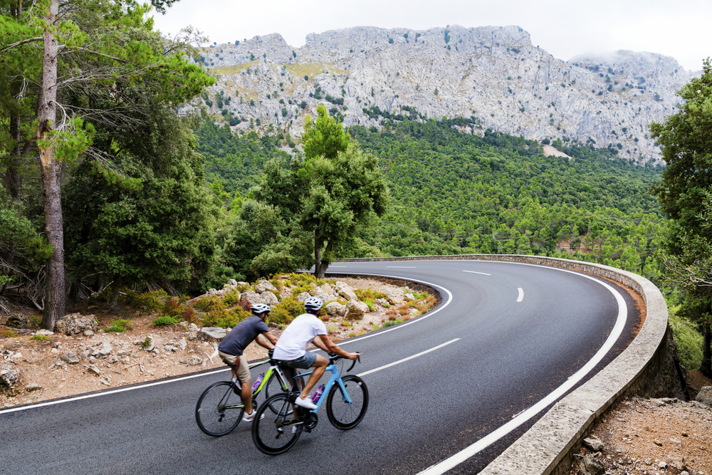 Radfahrer auf Mallorca