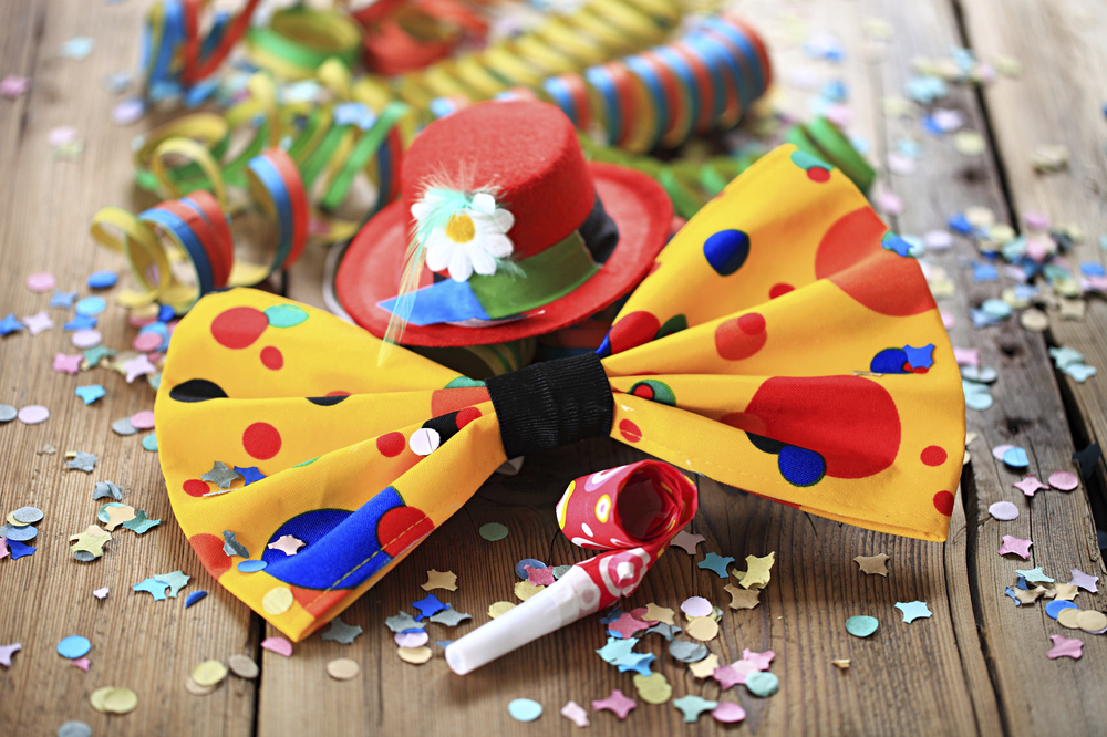Karneval Tischdekoration