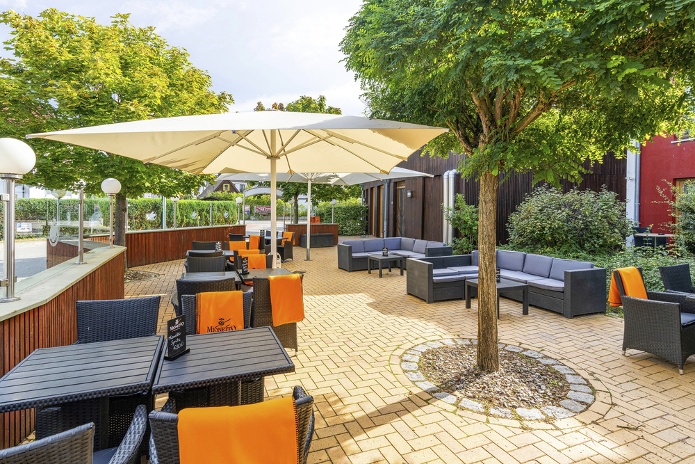 Außenbereich des Seetel Nautic Hotel & Spa Koserow Usedom