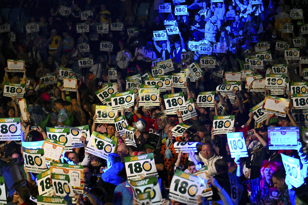 Publikum beim Gude Darts Open in Frankfurt