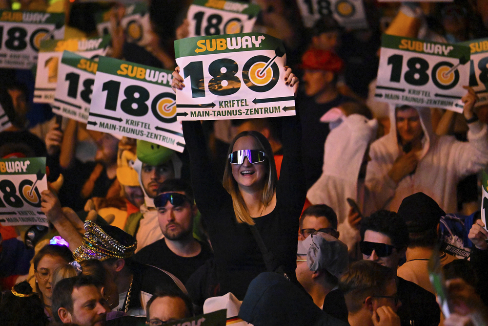 Publikum beim Gude Darts Open in Frankfurt