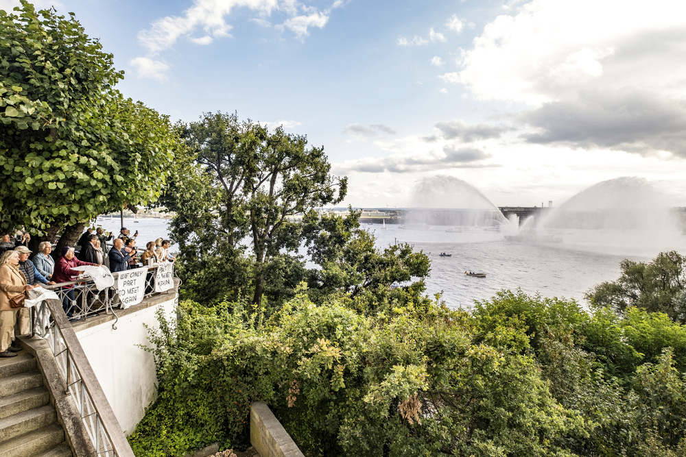 Hafengeburtstag Terrasse