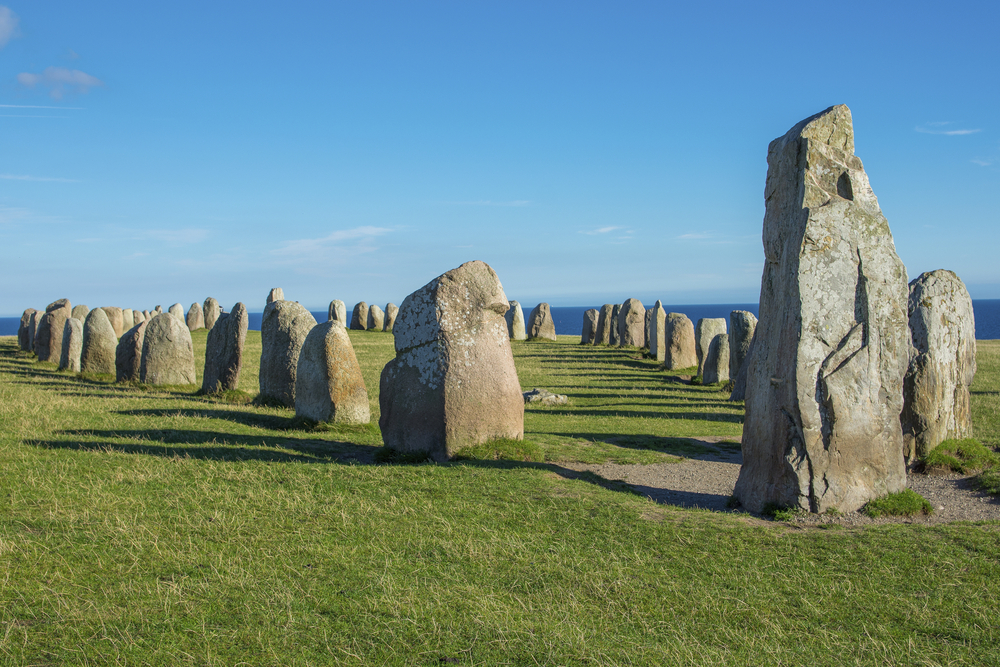 Steinsäulen Ales Stenar