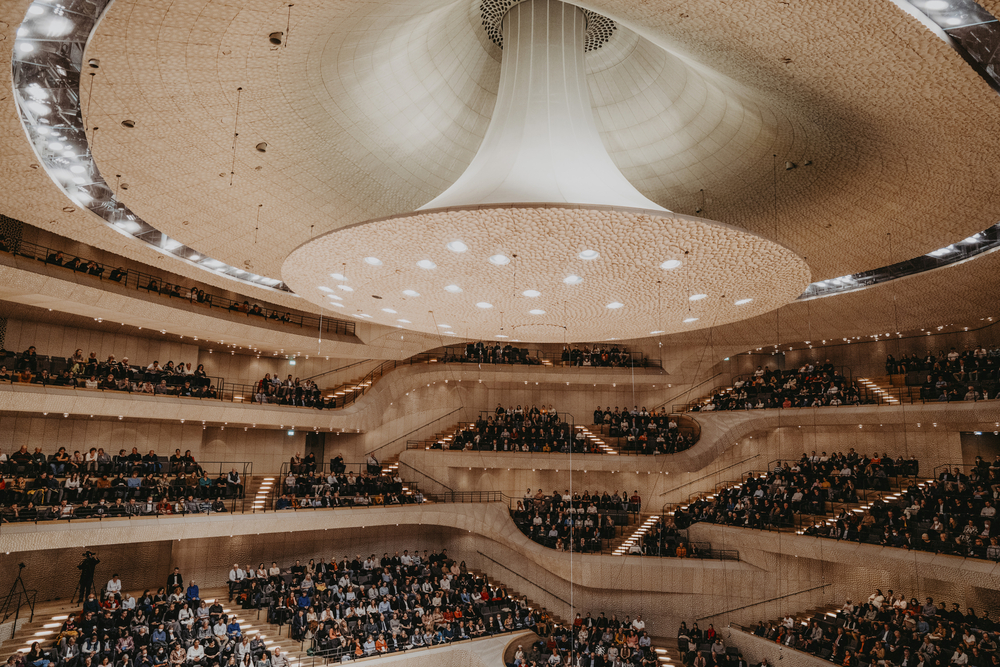 Innenansicht des Großen Saals in der Elbphilharmonie Hamburg