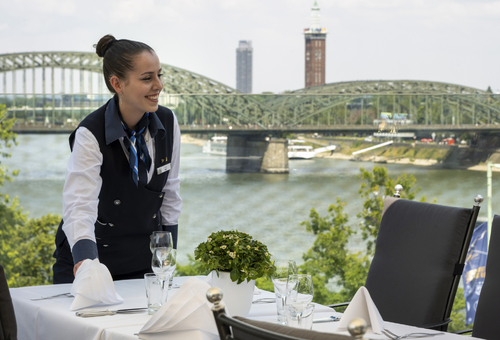 Dachterrasse des Maritim Hotel Köln