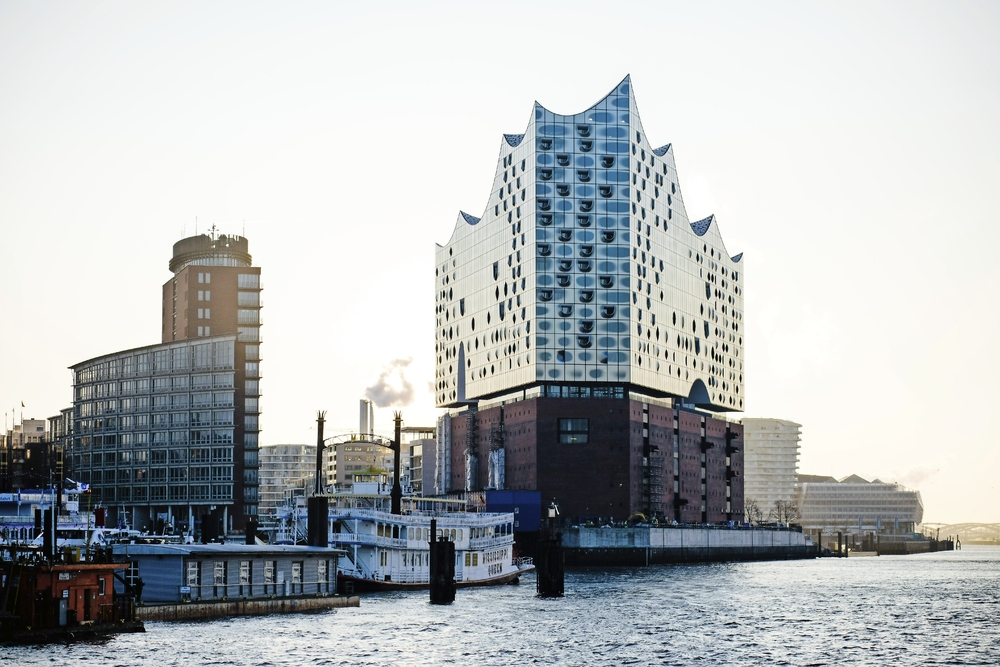 Außenansicht der Elbphilharmonie Hamburg