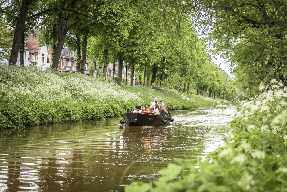Torfkahn im Teufelsmoor in Worpswede