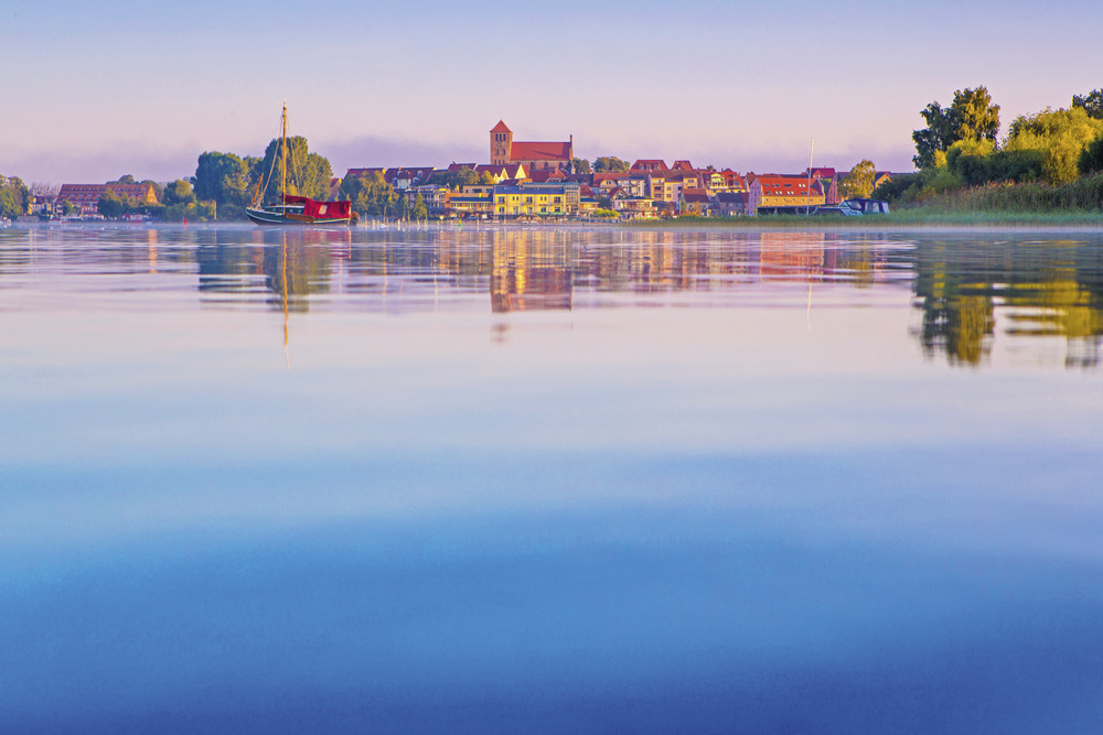 Blick auf Waren (Müritz)