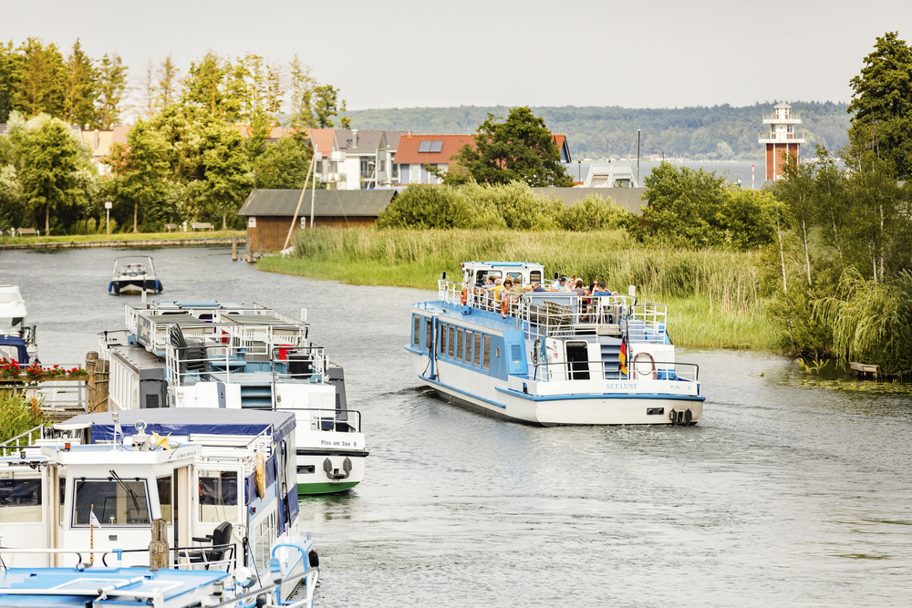 Schiffe in Plau am See