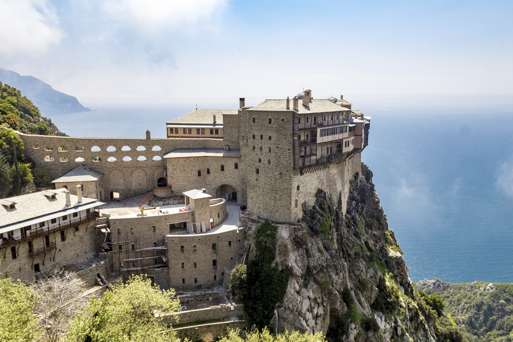 Kloster Simonos Petras, Berg Athos, Chalkidiki