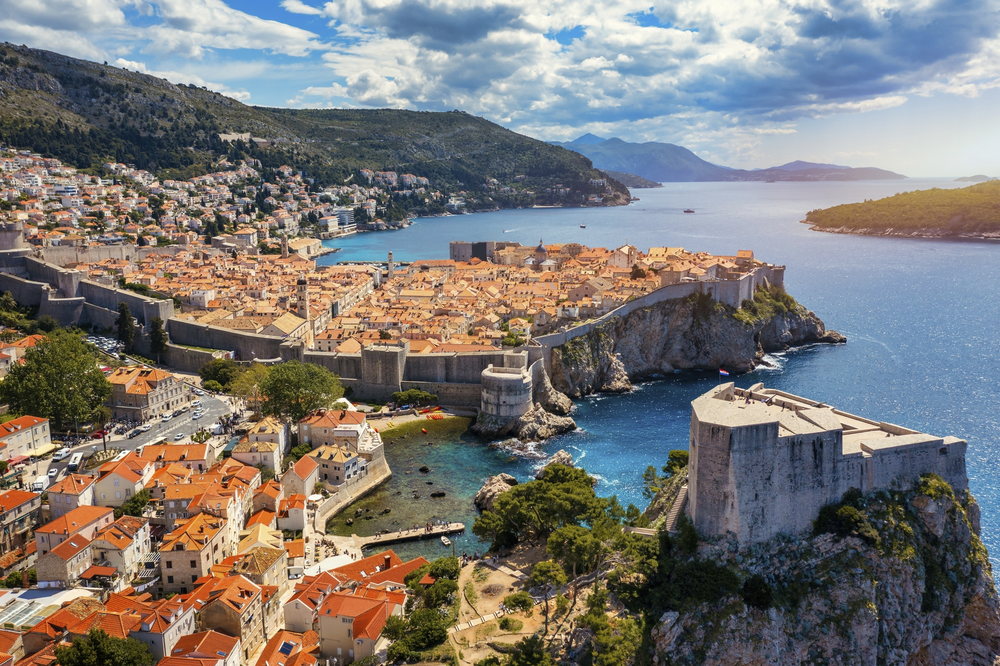 Küste von Dubrovnik in Kroatioen