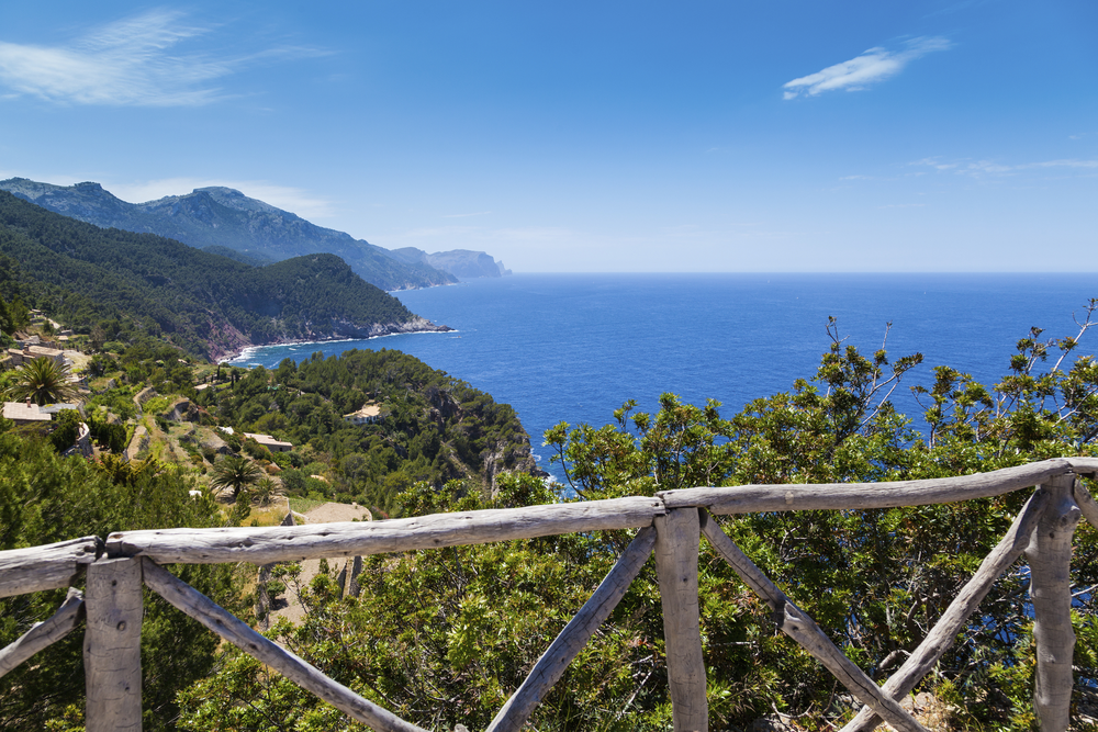 Küstenblick auf Mallorca