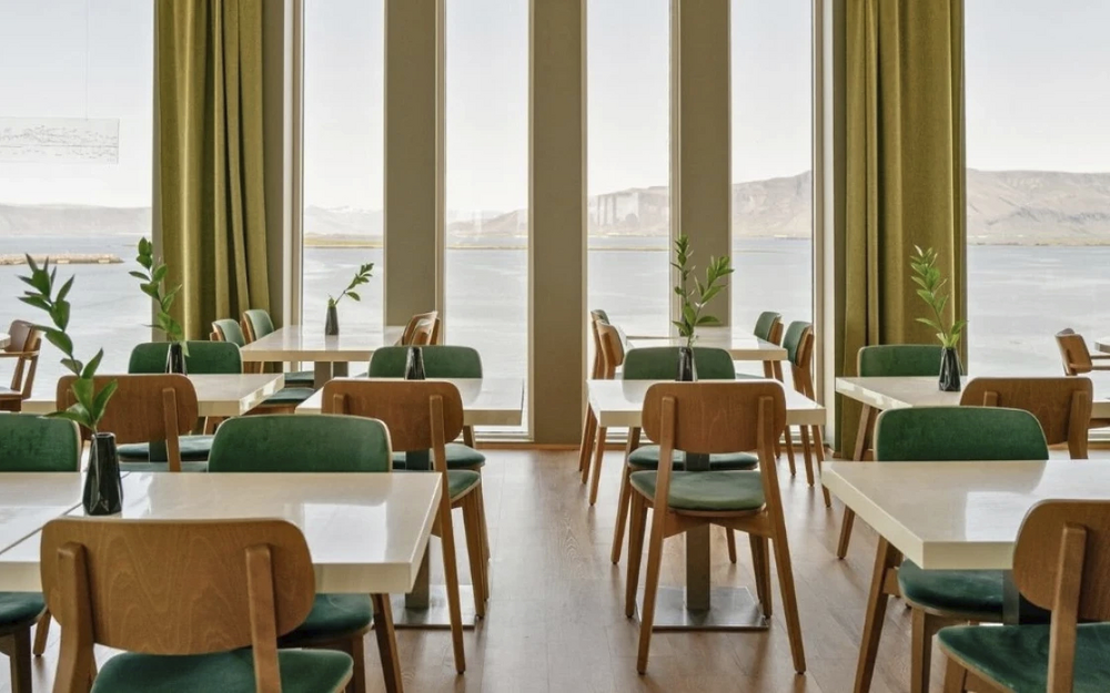 Frühstückssaal des Centerhotel Arnarhvoll