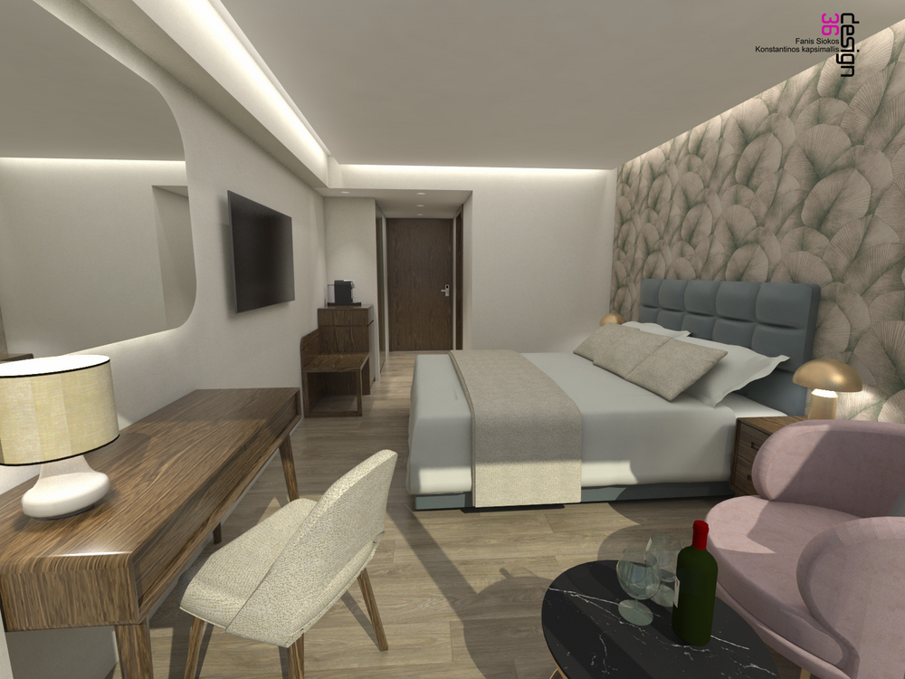Doppelzimmer des Great Athens Hotel