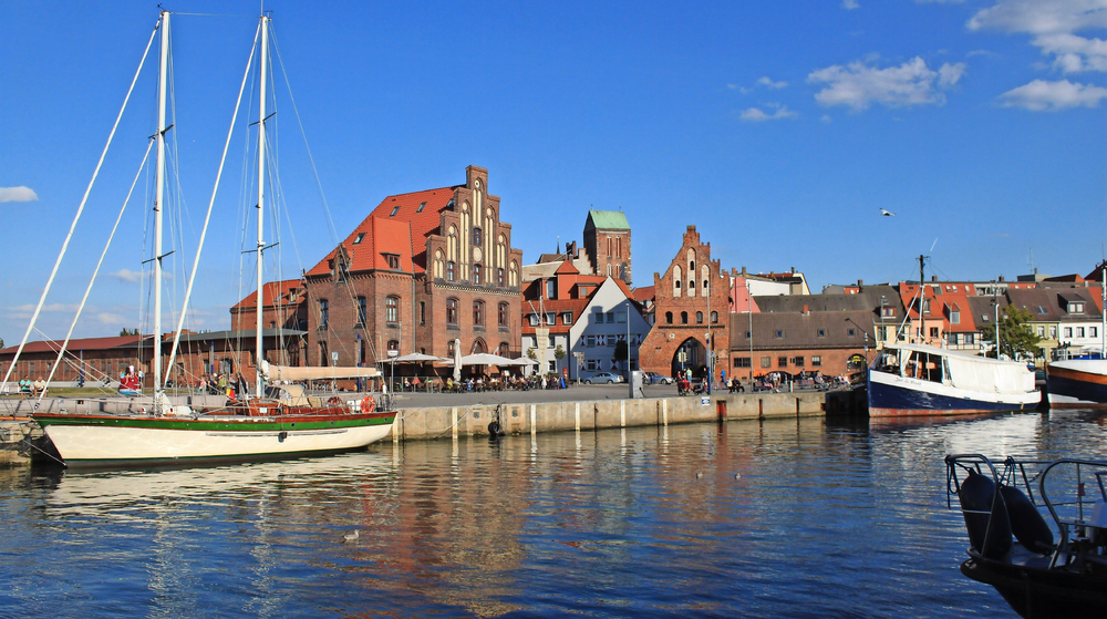 Partie am Alten Hafen in Wismar