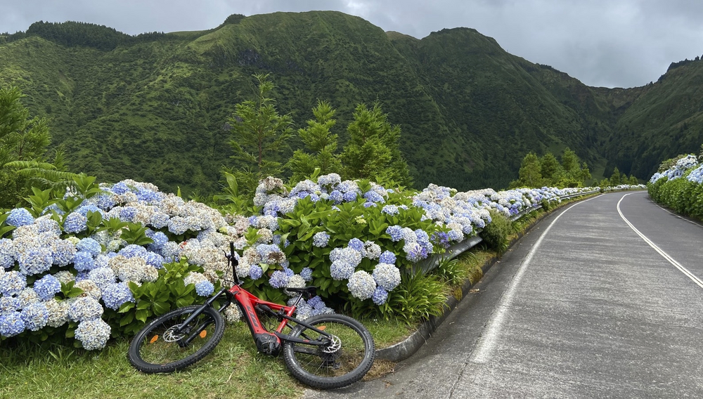 E-Bike auf den Azoren