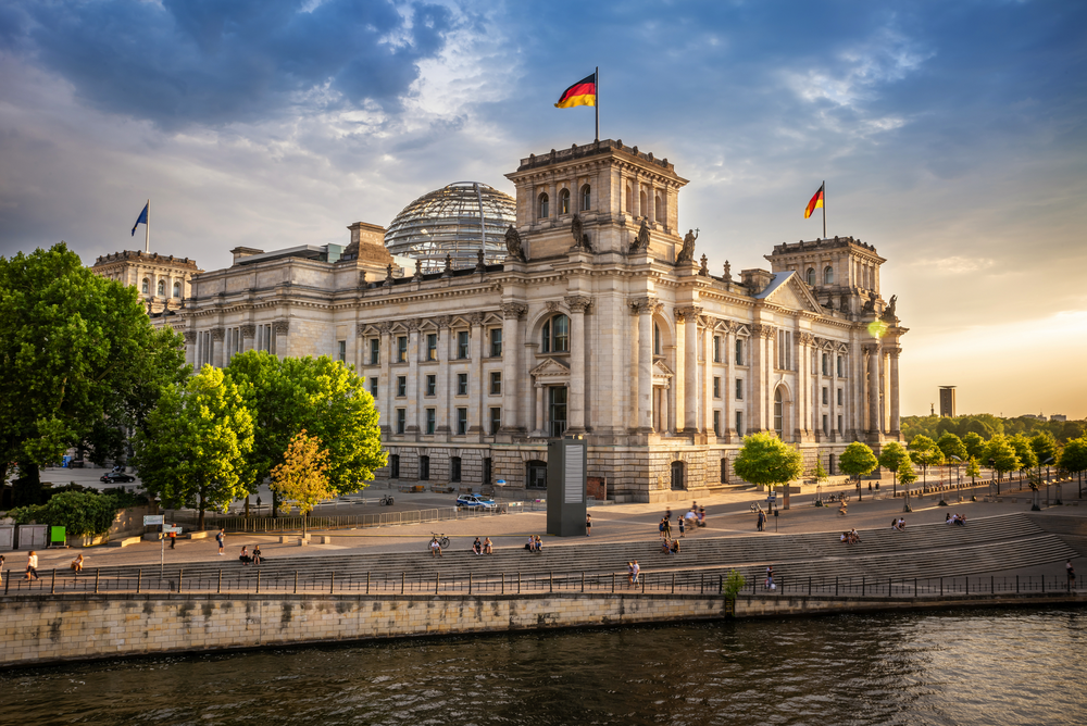 government district in berlin, germany